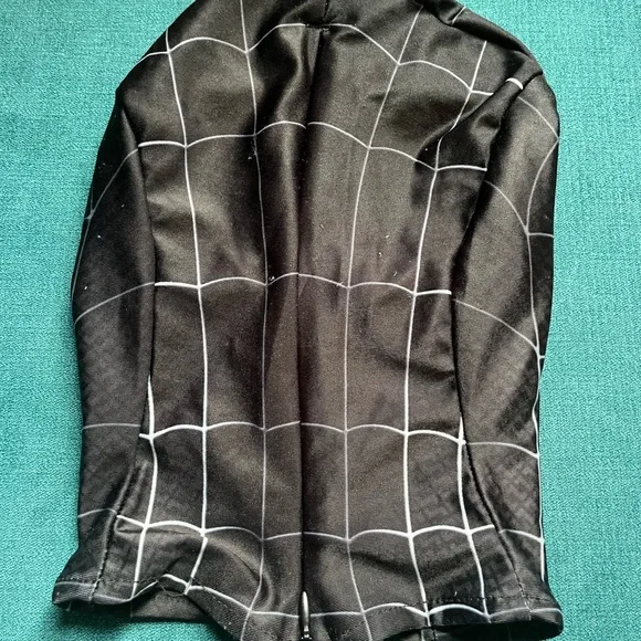 Kids/adults Spider Mask Costume - Black and Red - Picture 3 of 5
